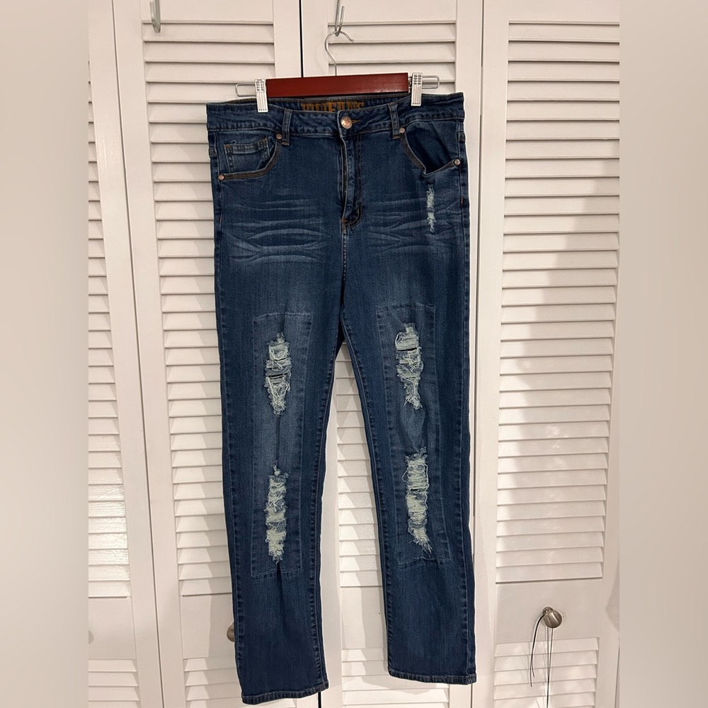 VIP jeans - distressed stretch size 14